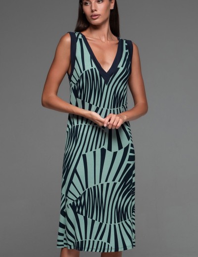 Сорочка длинная Mia-Amore COURTNEY 5205, Цвет: темно-синий, Размеры: 3XL, изображение 4