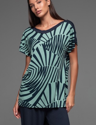 Комплект топ со штанами Mia-Amore COURTNEY 5206, Цвет: темно-синий, Размеры: S, изображение 4