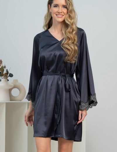 Домашняя туника Mia-Amore EMMANUELLE 4347, Цвет: черника, Размеры: 4XL/5XL, изображение 4