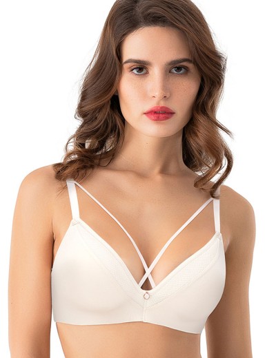 Формованный бюстгальтер без косточек Mioocchi ORNELLA 8193 latte di cocco, Цвет: latte di cocco (крем, Размеры: 70B, изображение 3