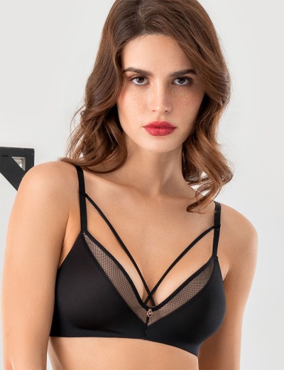 Формованный бюстгальтер без косточек Mioocchi ORNELLA 8193 nero, Цвет: nero (черный), Размеры: 65B, изображение 4