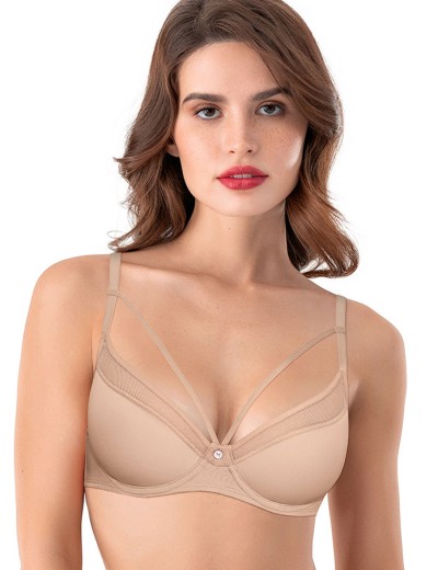 Бюстгальтер спейсер Mioocchi ORNELLA 8194 nudo, Цвет: nudo (телесный), Размеры: 85D, изображение 3