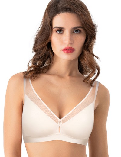 Бюстгальтер бралетт без косточек Mioocchi ORNELLA 8195 latte di cocco, Цвет: latte di cocco (крем, Размеры: 85C, изображение 3