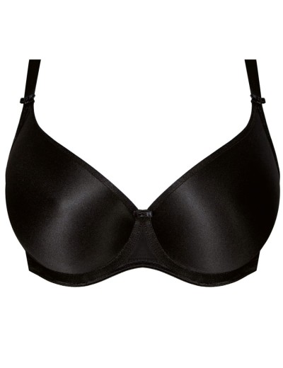 Гладкий бюстгальтер Mefemi ANNA U minimizer черный, Цвет: черный, Размеры: 65E, изображение 8