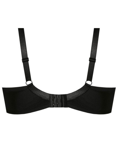 Гладкий бюстгальтер Mefemi ANNA U minimizer черный, Цвет: черный, Размеры: 65E, изображение 9