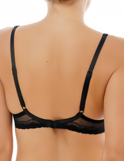 Бюстгальтер балконет Sermija 121-09-L чёрный, Цвет: чёрный, Размеры: 90C, изображение 2