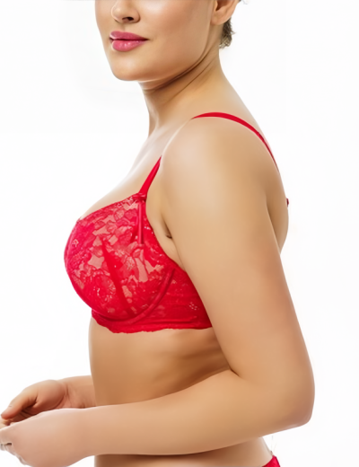 Бюстгальтер полумягкий Sermija 172-16-L красный, Цвет: красный, Размеры: 70C, изображение 3