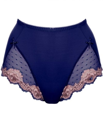 Высокие трусы слипы Sermija 182-21-AK синий сапфир, Цвет: синий сапфир, Размеры: 6XL, изображение 3