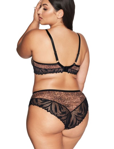 Бюстгальтер полумягкий Ava WILD 2132 PU Black Panther, Цвет: леопард, Размеры: 75F, изображение 7