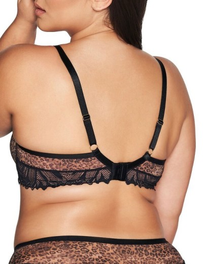 Бюстгальтер полумягкий Ava WILD 2132 PU Black Panther, Цвет: леопард, Размеры: 75F, изображение 2