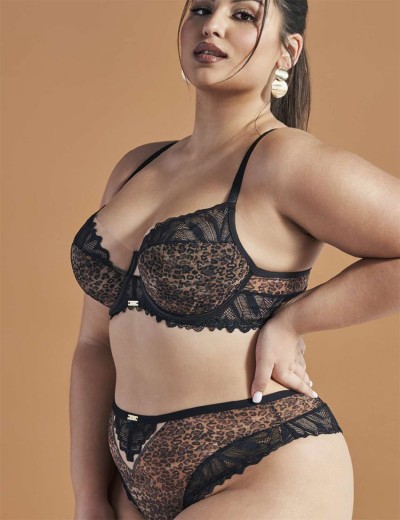 Трусы бразилиана Ava WILD 2132 brazilian Black Panther, Цвет: леопард, Размеры: S, изображение 3