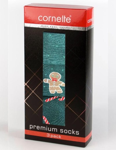 Набор мужских носков 3 шт. Cornette A57 PREMIUM, Цвет: мульти, Размеры: 42/44, изображение 2