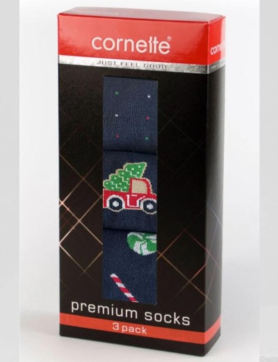 Набор мужских носков 3 шт. Cornette A63 PREMIUM, Цвет: мульти, Размеры: 42/44, изображение 4