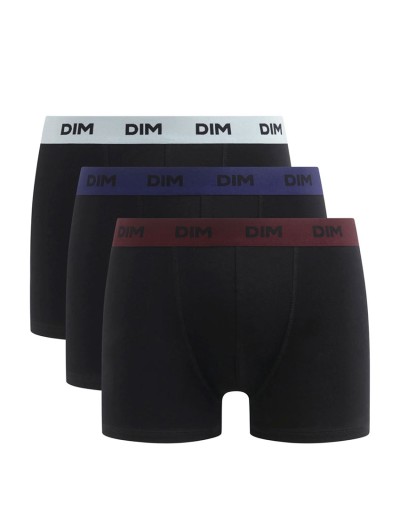 Черные мужские трусы в наборе (3 шт) Dim 005D/3 мимоза/карат/бетон, Цвет: черный (мимоза/карат/бетон), Размеры: S, изображение 2