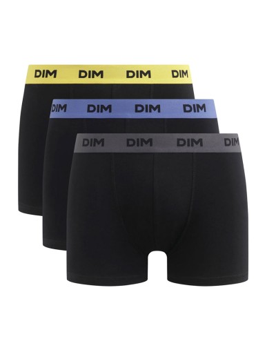 Черные мужские трусы в наборе (3 шт) Dim 005D/3 хлопья/зола/виноград, Цвет: черный (хлопья/зола/, Размеры: S, изображение 2