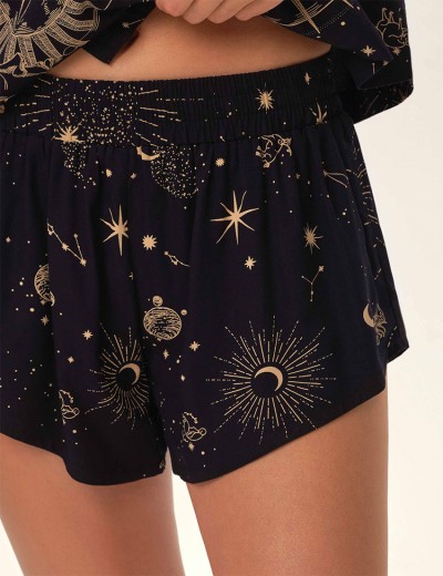 Пижама с шортами Esotiq 42079 JUPITER, Цвет: сине-черный, Размеры: L, изображение 4