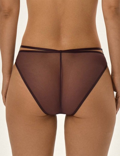 Трусики слипы Esotiq 41726 OVA шоколадный, Цвет: шоколадный, Размеры: XL, изображение 2