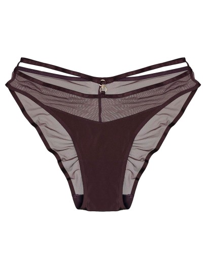 Трусики слипы Esotiq 41726 OVA шоколадный, Цвет: шоколадный, Размеры: XL, изображение 6