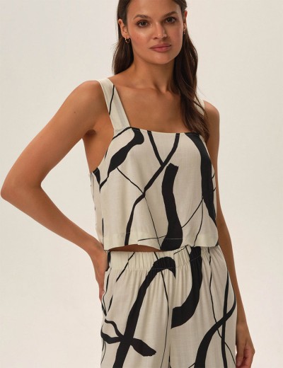 Домашний костюм Esotiq 42048 JOYA экрю, Цвет: экрю, Размеры: XL, изображение 5