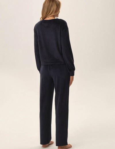 Комплект из велюра Esotiq 42088 JAZZY графит, Цвет: графит, Размеры: S, изображение 5