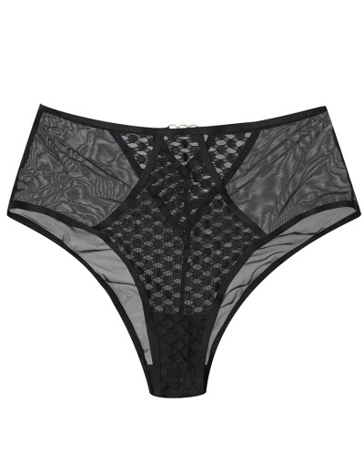 Трусы высокие слипы Esotiq OHARA 42177 черный, Цвет: черный, Размеры: XL, изображение 5