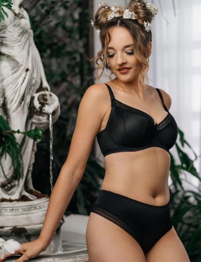 Бюстгальтер мягкий Honey H45-24-L черный, Цвет: черный, Размеры: 70G, изображение 5