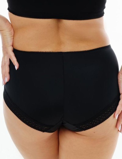 Высокие трусы слипы Honey H47-23-AK черный, Цвет: черный, Размеры: L, изображение 2