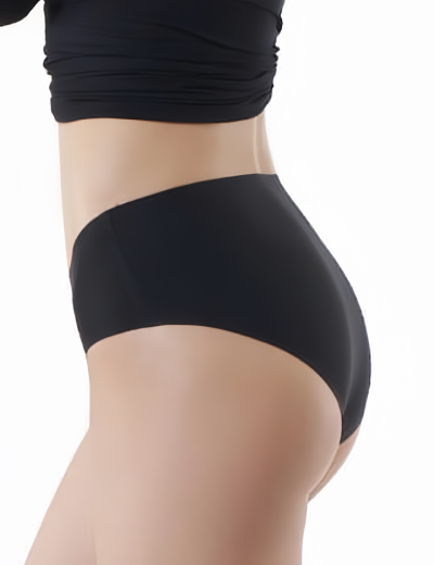 Бесшовные трусы слипы Julimex AIR черный, Цвет: черный, Размеры: S, изображение 2