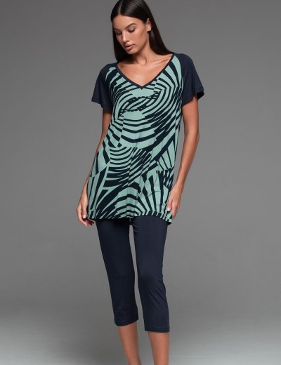 Пижама из трикотажной вискозы Mia-Amore COURTNEY 5204, Цвет: темно-синий, Размеры: S, изображение 4