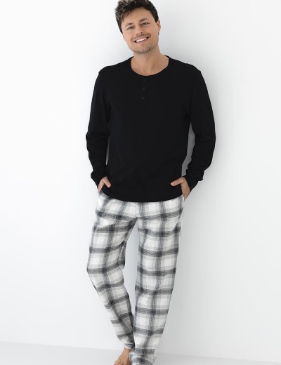 Мужская пижама Sensis CHARLES, Цвет: черный, Размеры: M, изображение 2