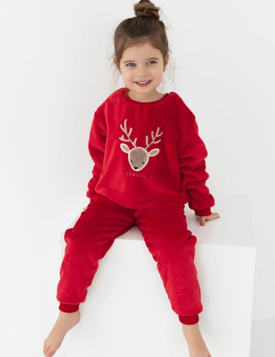 Детская пижама Sensis HARRIET KIDS, Цвет: красный, Размеры: 122-128, изображение 3