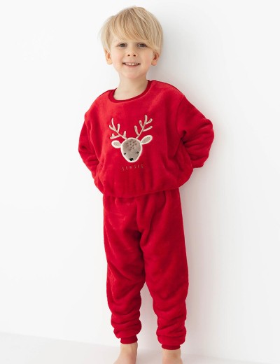 Детская пижама Sensis HARRIET KIDS, Цвет: красный, Размеры: 122-128, изображение 4