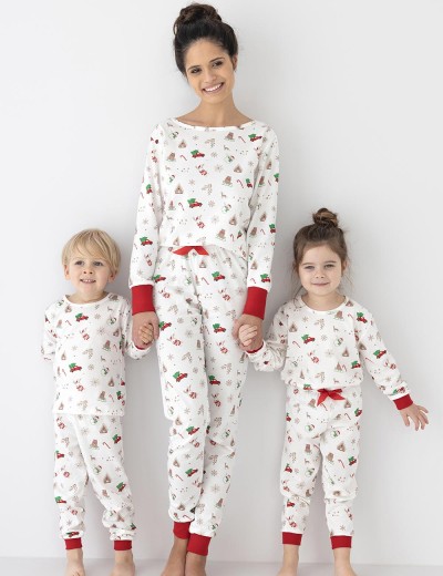 Женская пижама Sensis SAMANTHA, Цвет: белый, Размеры: M, изображение 2