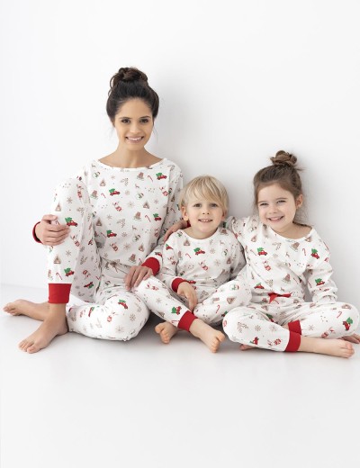 Пижама для девочки Sensis SAMANTHA KIDS, Цвет: белый, Размеры: 122-128, изображение 2