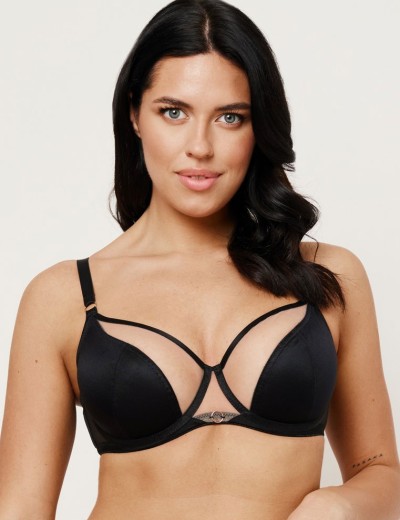 Бюстгальтер мягкий Subtille ROMA BLACK soft, Цвет: черный, Размеры: 100C, изображение 3