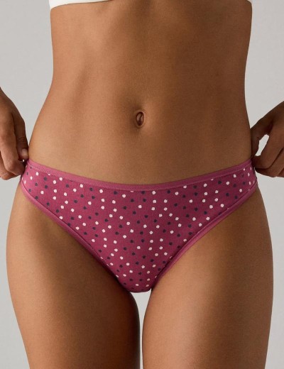 Набор низких трусов слипов Ysabel Mora 19014 MINI (2 шт) синий + амарант, Цвет: синий + амарант, Размеры: S, изображение 2