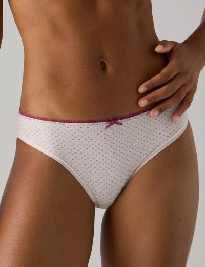 Набор хлопковых трусов Ysabel Mora 19020 MINI (2 шт) розовый + амарант, Цвет: розовый + амарант, Размеры: M, изображение 2 Набор хлопковых трусов Ysabel Mora 19020 MINI (2 шт) розовый + амарант, Цвет: розовый + амарант, Размеры: M, изображение 2