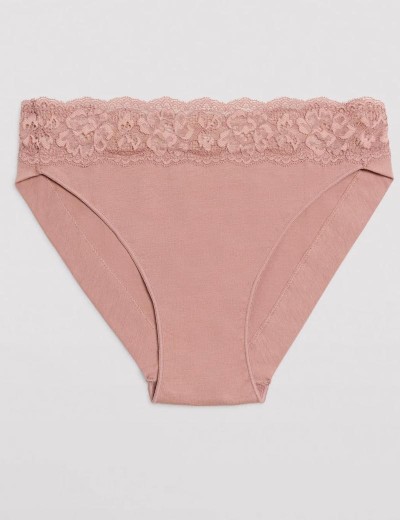 Низкие трусы слипы Ysabel Mora 19033 MINI пыльная роза, Цвет: пыльная роза, Размеры: L, изображение 2