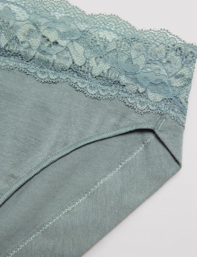 Низкие трусы слипы Ysabel Mora 19033 MINI серо-зеленый, Цвет: серо-зеленый, Размеры: M, изображение 3