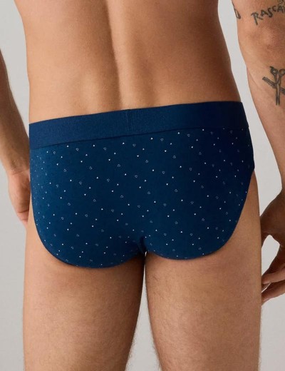 Набор мужских слипов Ysabel Mora 20371 (2 шт) темно-синий + серый, Цвет: темно-синий + серый, Размеры: M, изображение 4