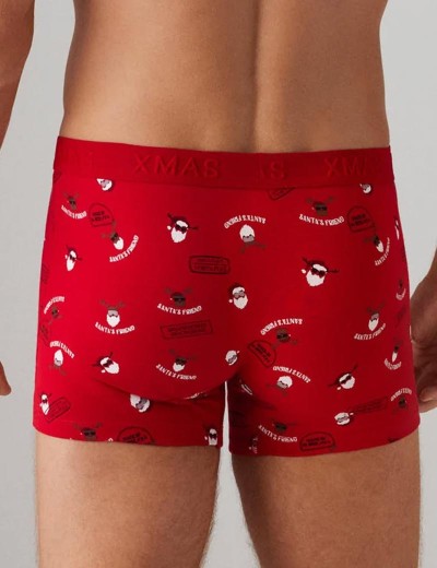 Рождественский набор боксеры + носки Ysabel Mora 20385, Цвет: красный, Размеры: M, изображение 4