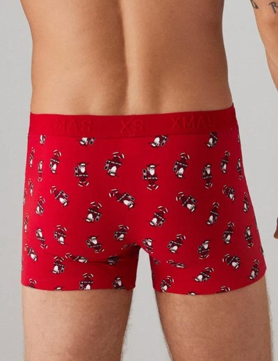 Мужские боксеры с рождественским принтом Ysabel Mora 20387, Цвет: красный, Размеры: L, изображение 2