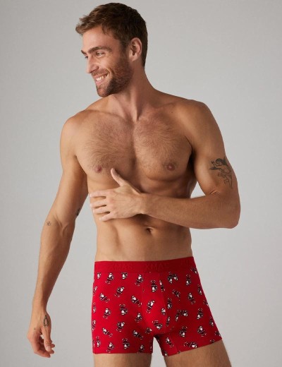 Мужские боксеры с рождественским принтом Ysabel Mora 20387, Цвет: красный, Размеры: L, изображение 3
