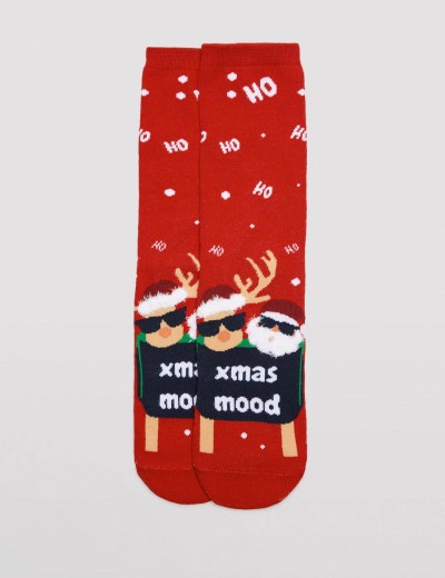 Носки мужские 2 пары Ysabel Mora 22172, Цвет: красный/белый, Размеры: 41/46, изображение 3