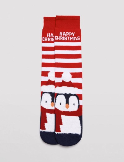 Носки мужские 2 пары Ysabel Mora 22173, Цвет: красный/белый, Размеры: 41/46, изображение 2