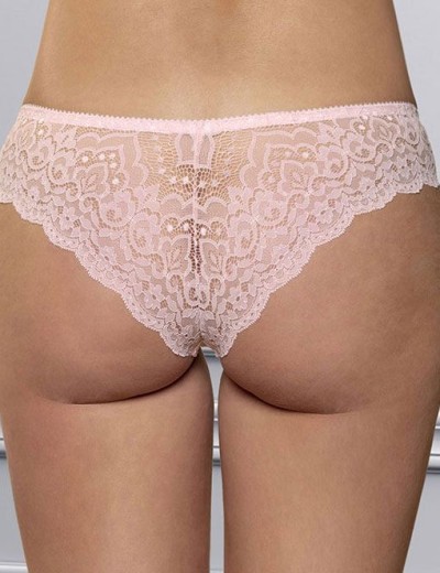 Трусики бразилиана кружевные Albina L MAGNOLIA 380 цветочно-розовый, Цвет: цветочно-розовый, Размеры: XS, изображение 2