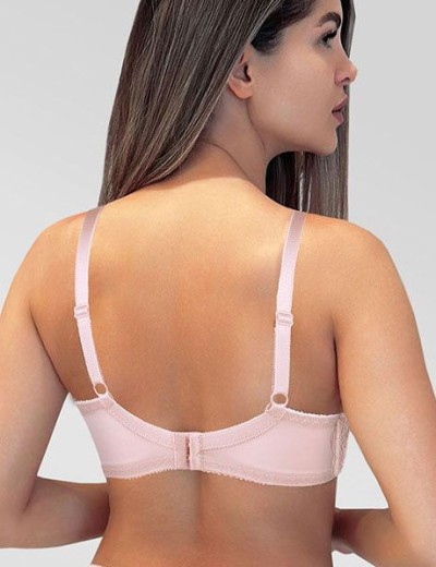 Бюстгальтер с мягкой чашкой Albina L MAGNOLIA 7050 цветочно-розовый, Цвет: цветочно-розовый, Размеры: 70E, изображение 3