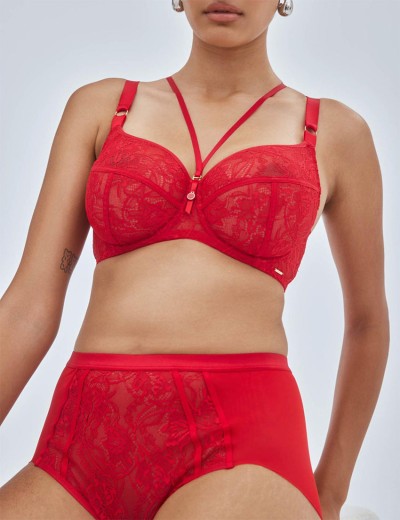 Трусы высокие Alles CHIARA classic красный, Цвет: красный, Размеры: M, изображение 5 Трусы высокие Alles CHIARA classic красный, Цвет: красный, Размеры: M, изображение 5