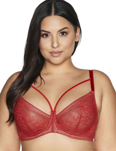 Бюстгальтер мягкий Ava CROWN 2128 M Red, Цвет: красный, Размеры: 65H, изображение 4