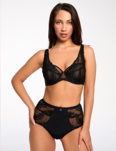 Бюстгальтер мягкий Bella Misteria BLACK SWAN, Цвет: черный, Размеры: 65E, изображение 4